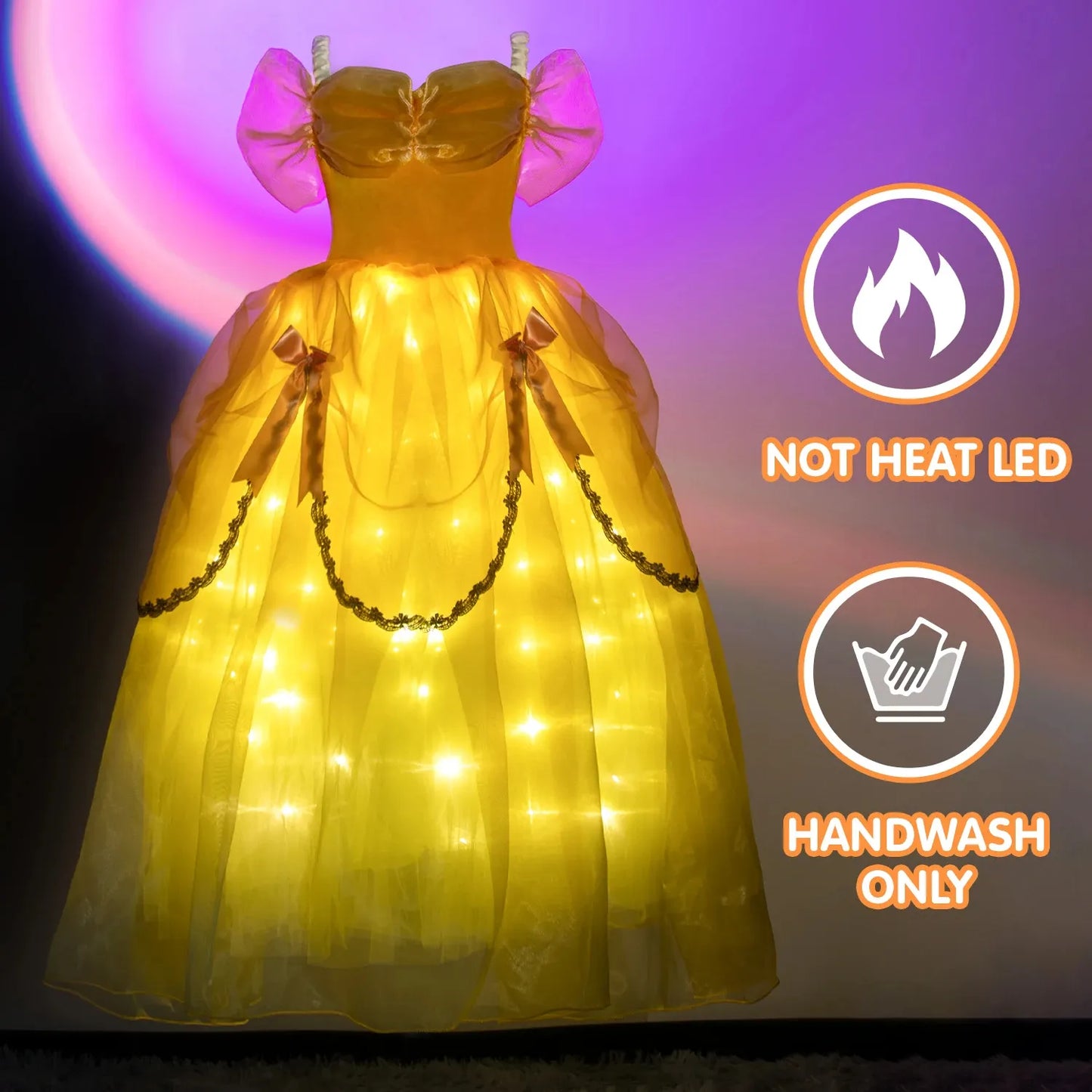 Magic Light Up Girls Dress