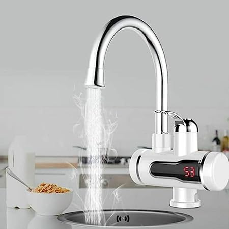 Instant Hot Water Tap Electric Geyser for Bathroom or Kitchen Basin