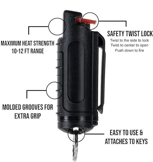 Pepper Spray with Keychain