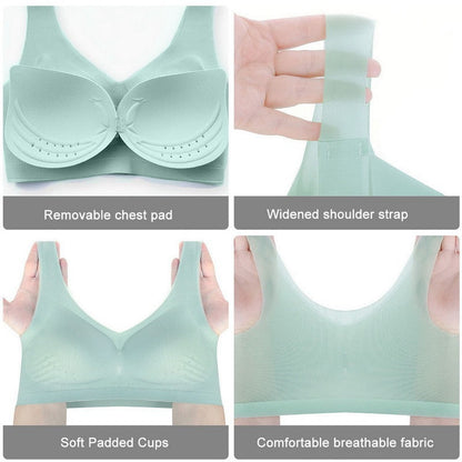 Ultra Thin Ice Silk Bra