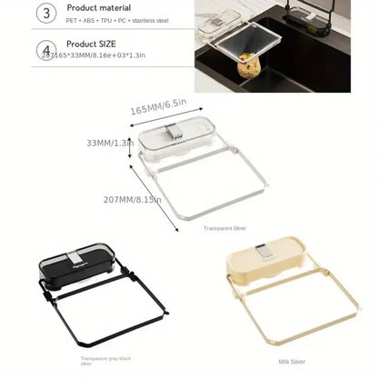 Suction Cup Kitchen Sink Filter Rack