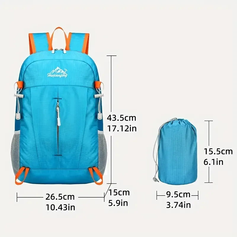 Portable Foldable Backpack for Climbing, Cycling ,Travel  & Hiking