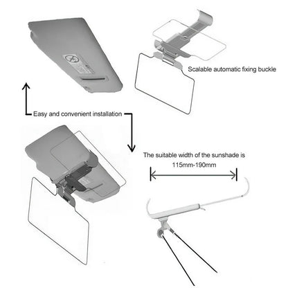 Car Anti Sunlight Mirror