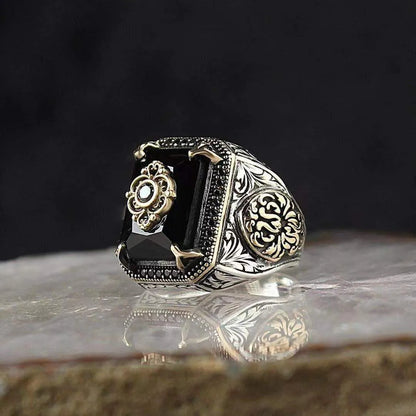 Turkish Signet Zircon Ring