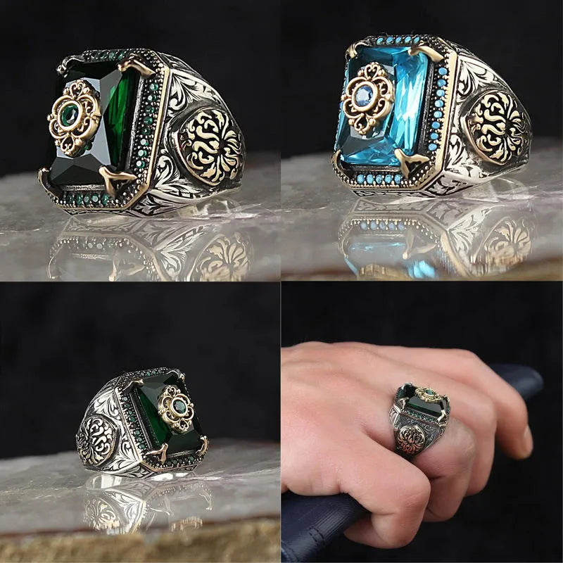 Turkish Signet Zircon Ring